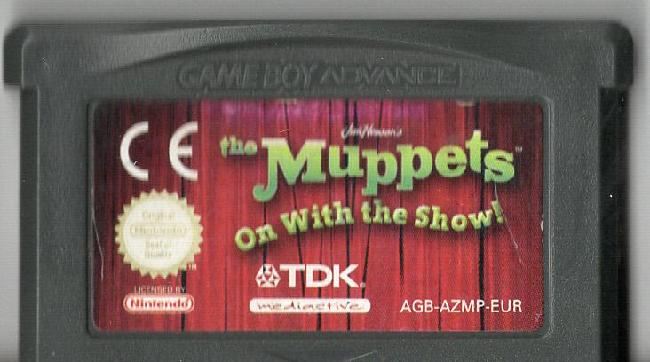 The Muppets: On With the Show! - Game Boy Advance - Modul Vorderseite