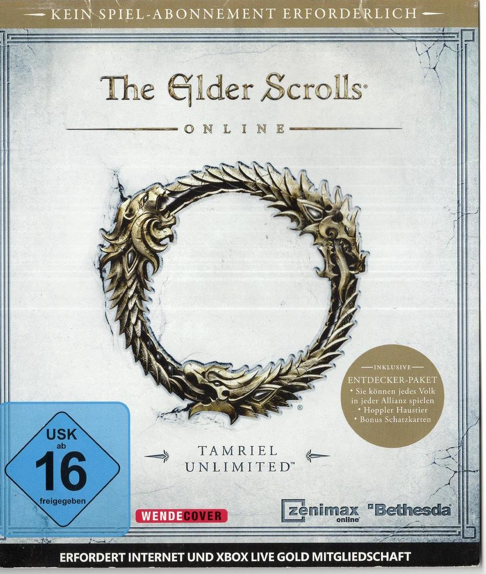 The Elder Scrolls Online: Tamriel Unlimited - Xbox One Vorderseite