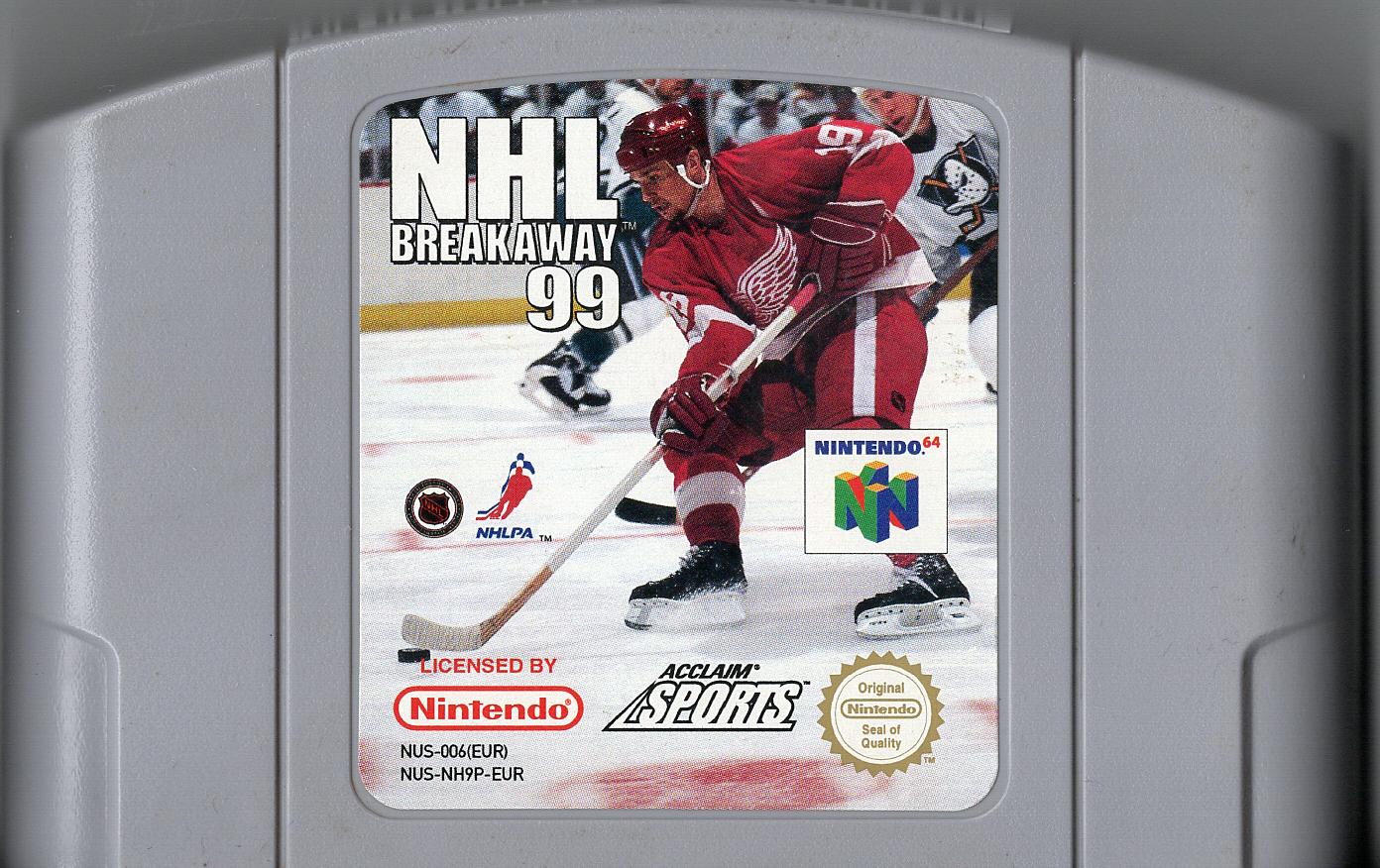 NHL Breakaway 99 - Nintendo 64 - Modul Vorderseite