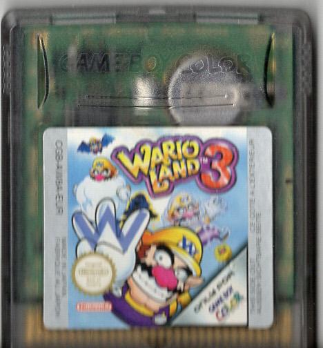 Wario Land 3 - Game Boy Color - Modul Vorderseite