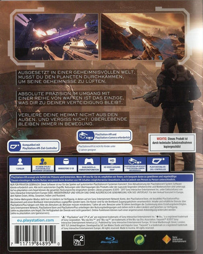 Farpoint - PlayStation 4 Rückseite