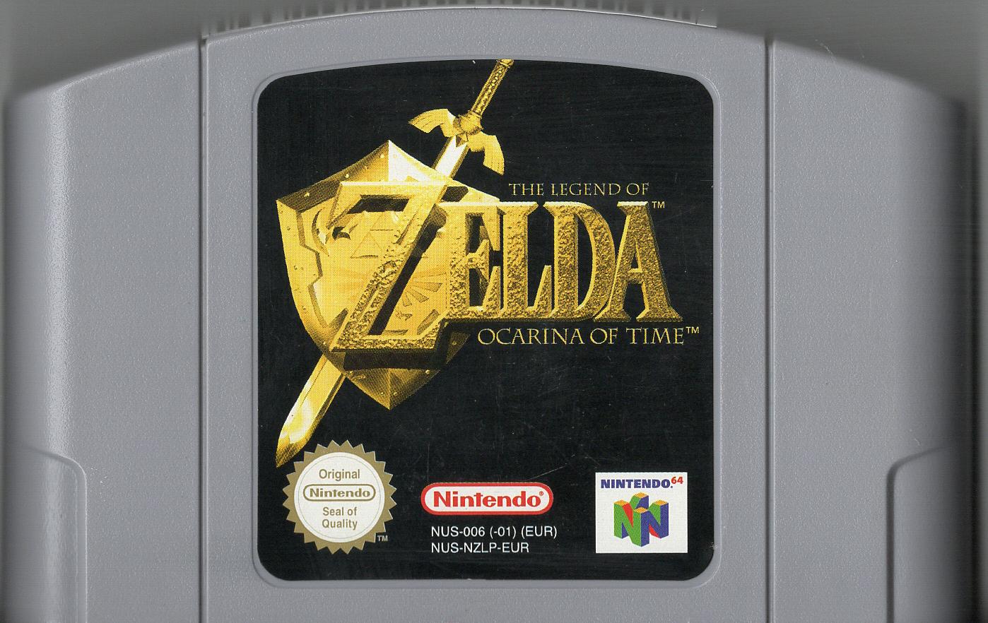 The Legend of Zelda: Ocarina of Time - Nintendo 64 - Modul Vorderseite