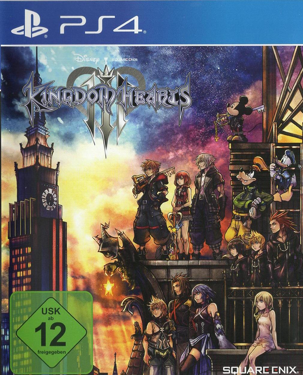 Kingdom Hearts III - PlayStation 4 Vorderseite