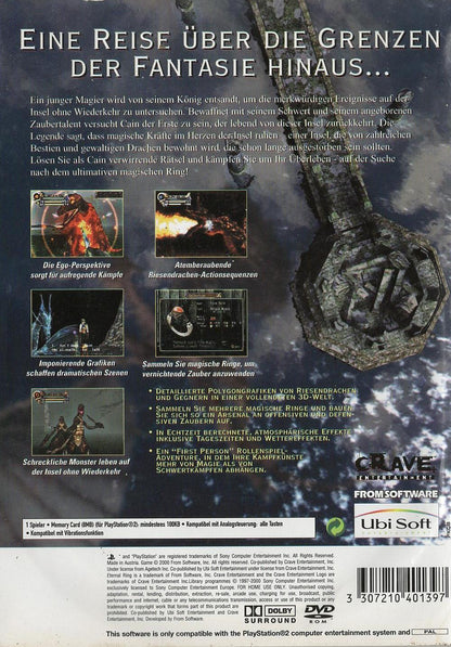 Eternal Ring - PlayStation 2 Rückseite