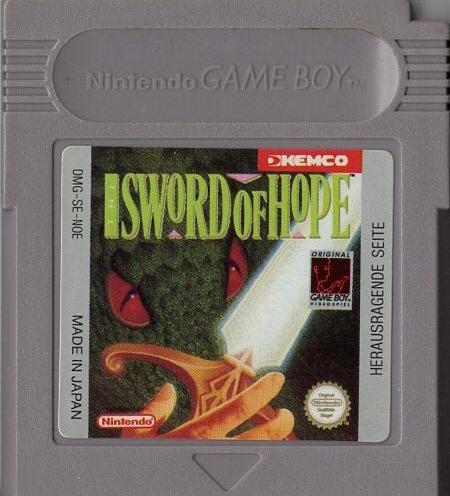 Sword of Hope - Game Boy - Modul Vorderseite