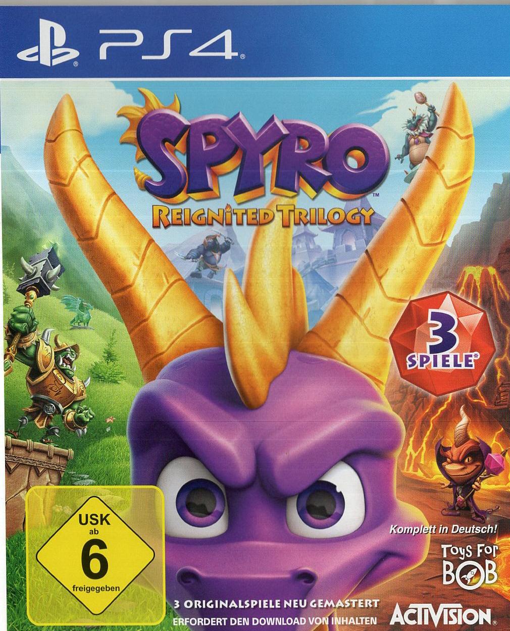 Spyro Reignited Trilogy - PlayStation 4 Vorderseite