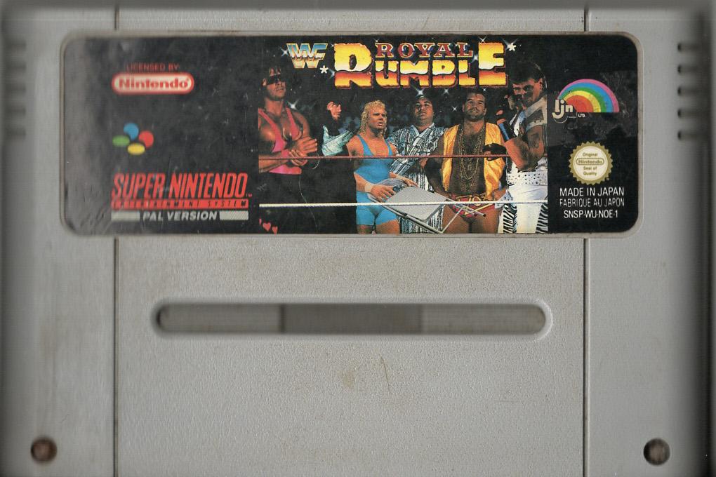 WWF Royal Rumble - Super Nintendo - Modul Vorderseite