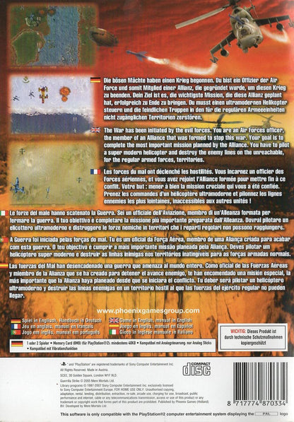 Guerrilla Strike - PlayStation 2 Rückseite