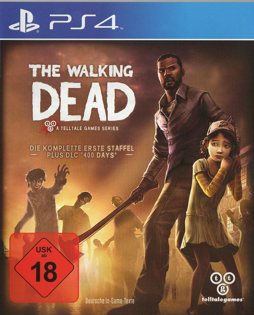 The Walking Dead: Die komplette erste Staffel - PlayStation 4 Vorderseite