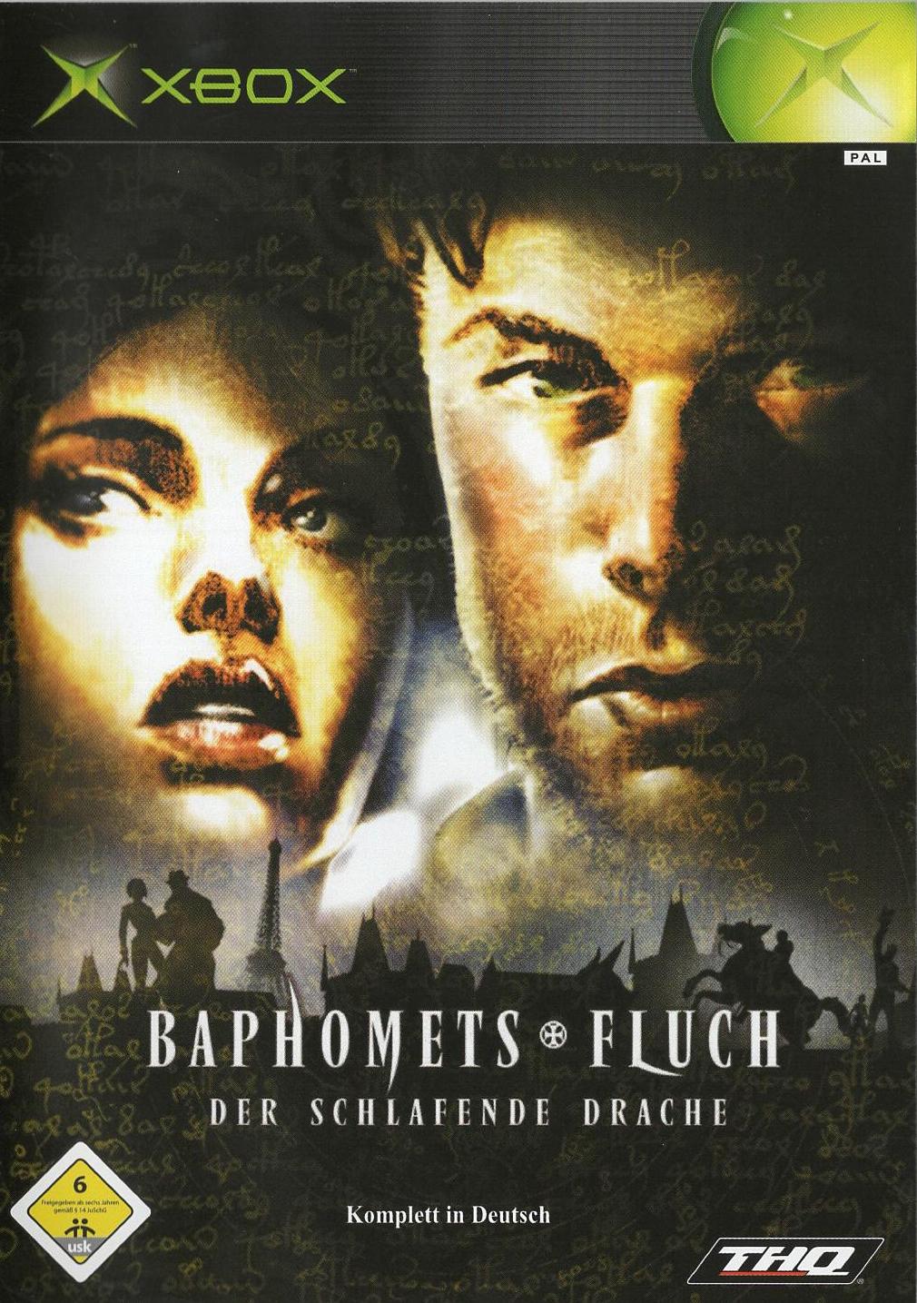 Baphomets Fluch: Der schlafende Drache - Xbox Vorderseite