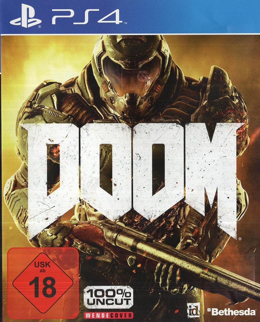DOOM - PlayStation 4 Vorderseite