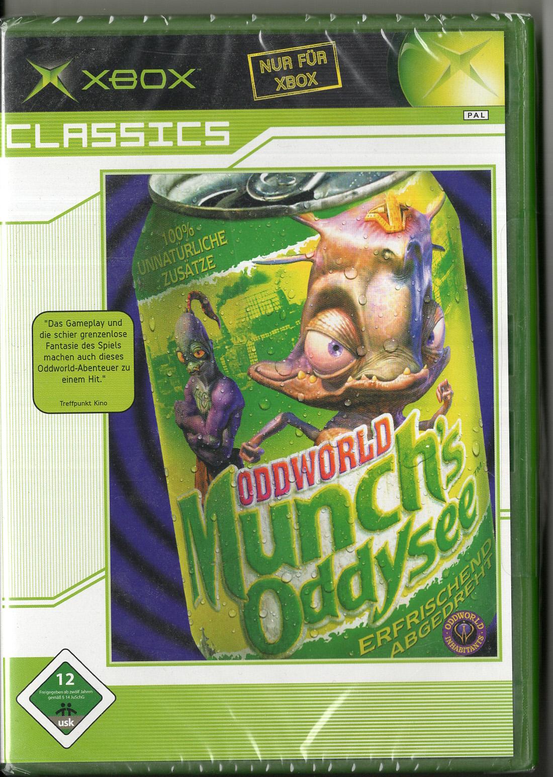 Oddworld: Munch's Oddysee - Xbox - Neu Vorderseite
