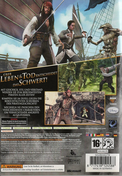 Pirates of the Caribbean: Am Ende der Welt - Xbox 360 Rückseite