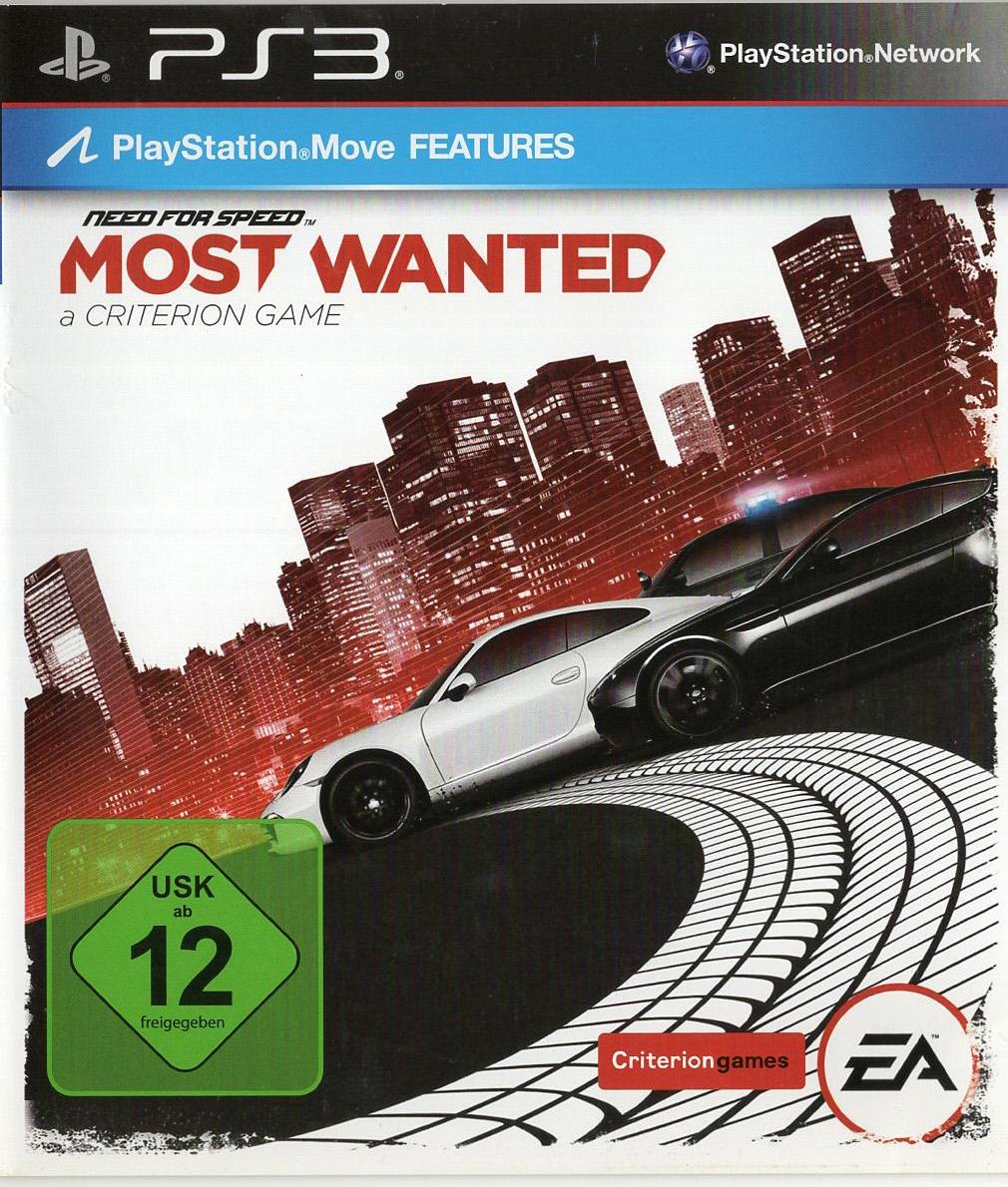 Need for Speed: Most Wanted - PlayStation 3 Vorderseite