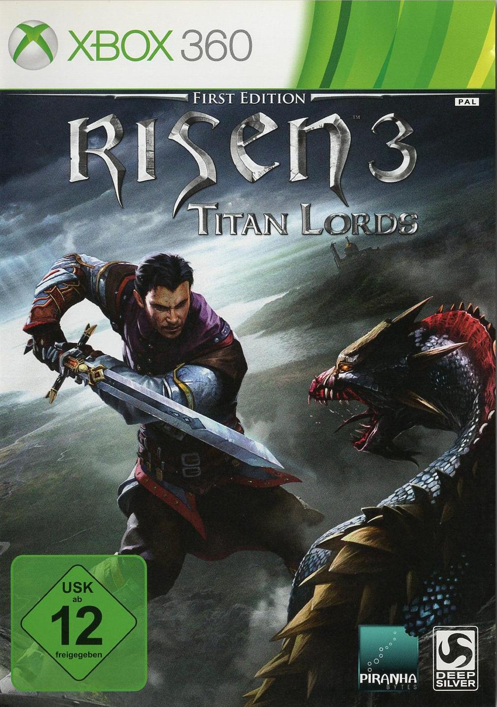 Risen 3: Titan Lords - Xbox 360 Vorderseite