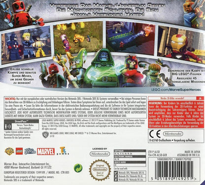 LEGO Marvel Super Heroes: Universum in Gefahr - Nintendo 3DS Rückseite