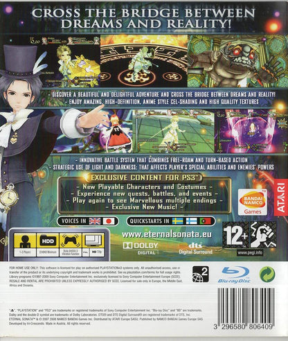 Eternal Sonata - PlayStation 3 Rückseite