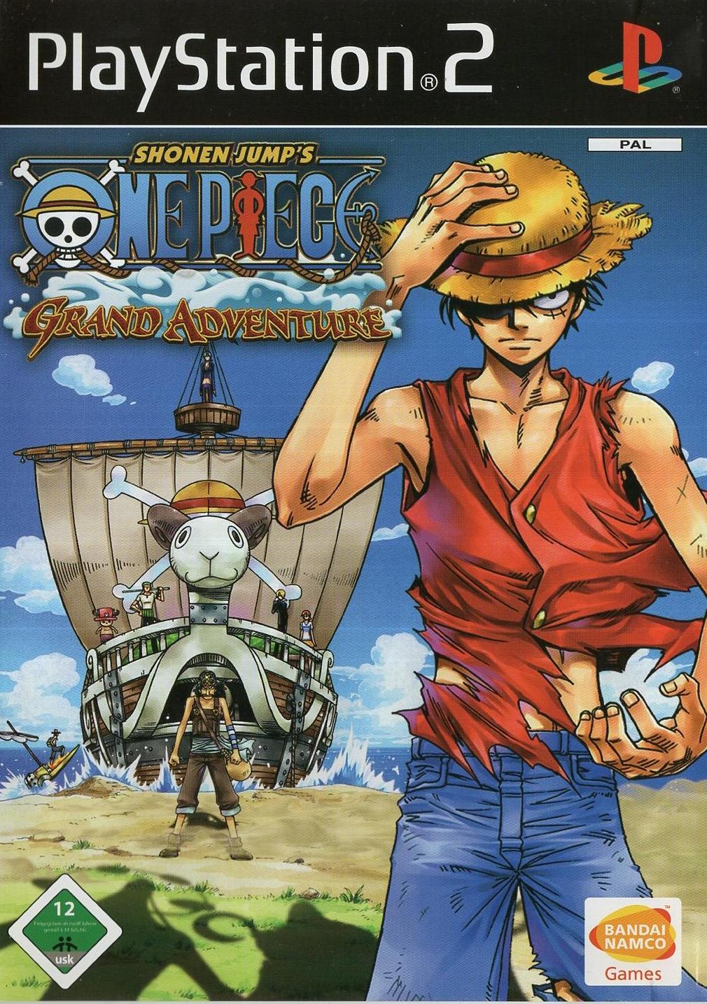 One Piece Grand Adventure - PlayStation 2 Vorderseite