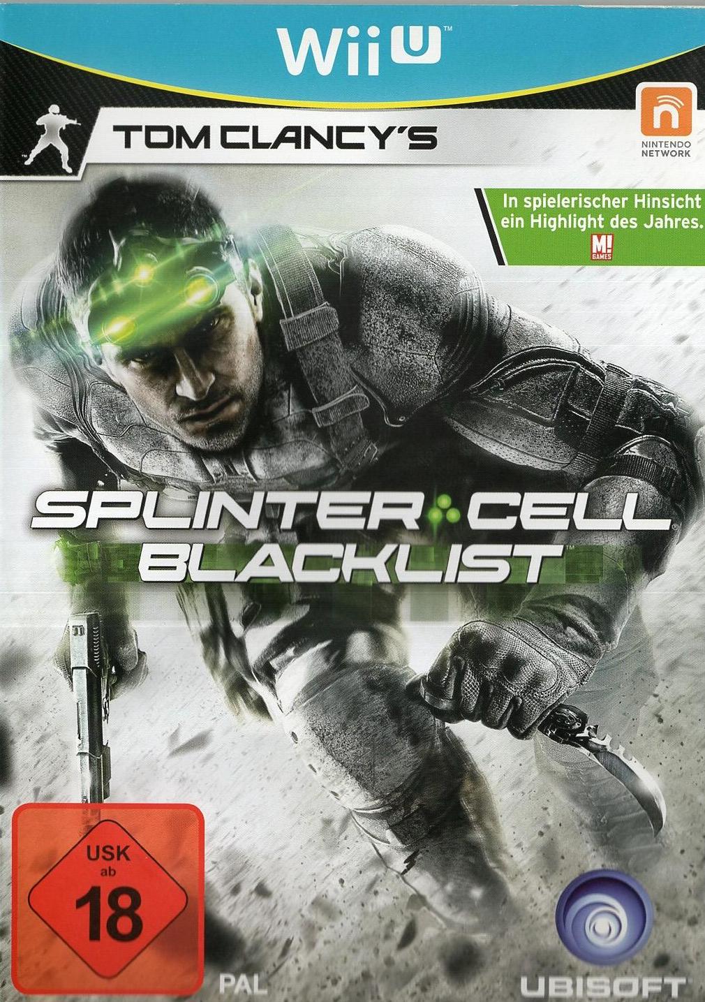 Tom Clancy's Splinter Cell: Blacklist - Nintendo Wii U Vorderseite