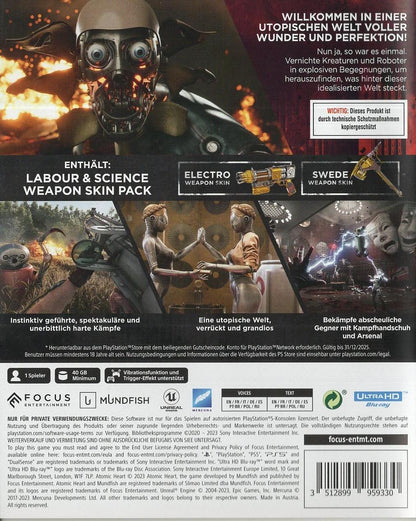 Atomic Heart - PlayStation 5 Rückseite