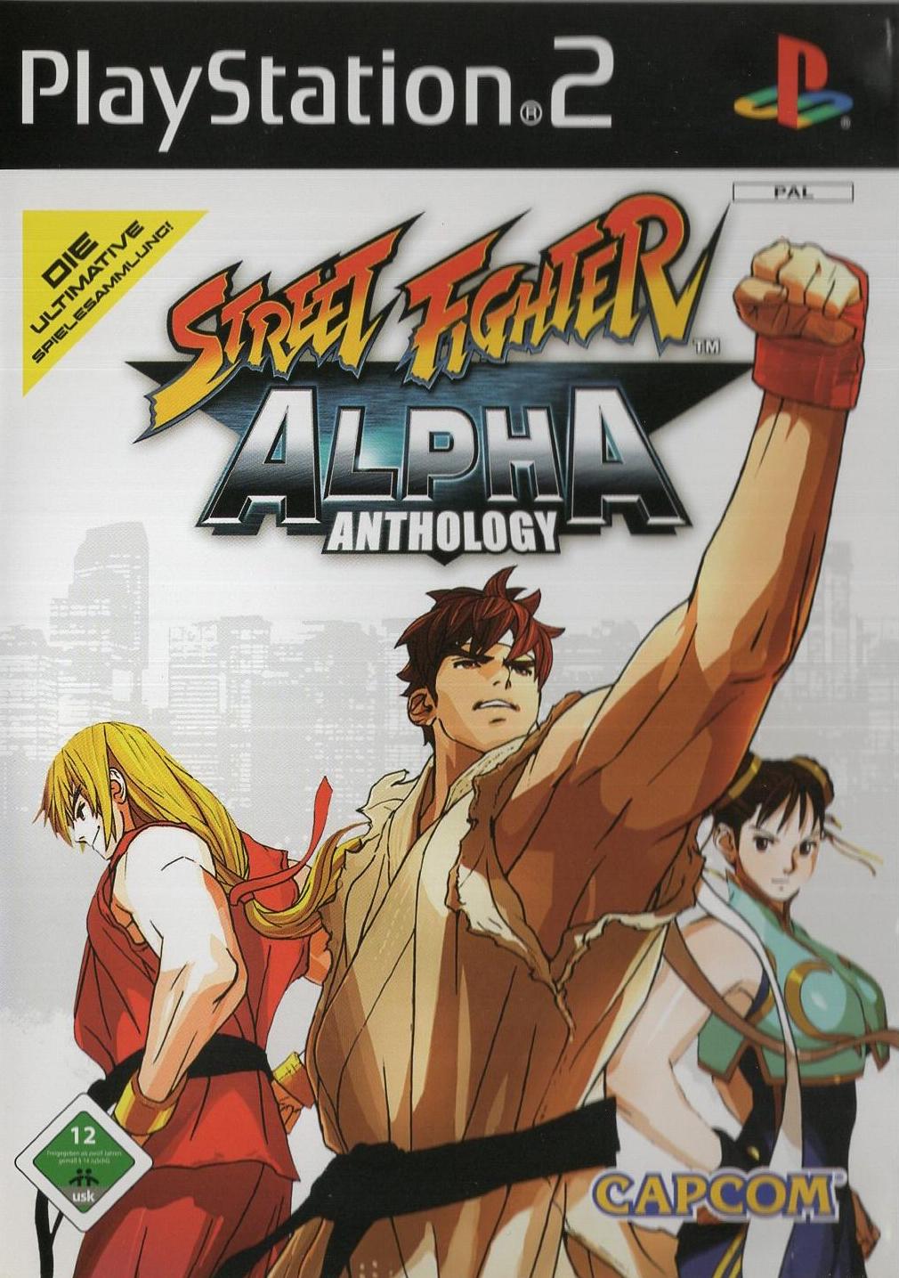 Street Fighter Alpha Anthology - PlayStation 2 Vorderseite