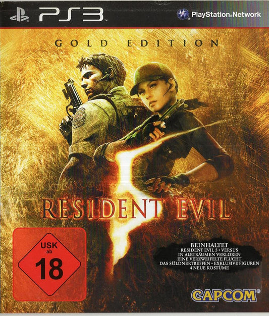Resident Evil 5 Gold Edition - PlayStation 3 Vorderseite