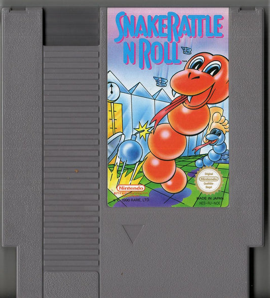 Snake Rattle 'n' Roll - Nintendo Entertainment System - Modul Vorderseite
