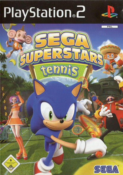 SEGA Superstars Tennis - PlayStation 2 Vorderseite