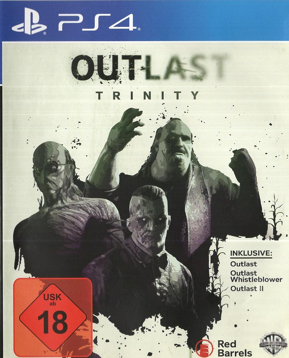 Outlast Trinity - PlayStation 4 Vorderseite