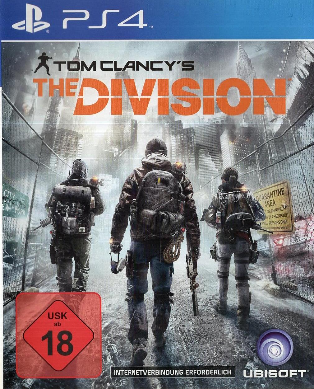 Tom Clancy's The Division - PlayStation 4 Vorderseite