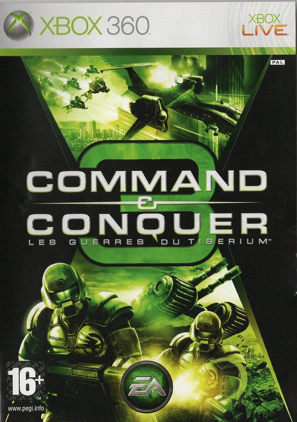 Command & Conquer 3: Les Guerres du Tiberium - Xbox 360 Vorderseite