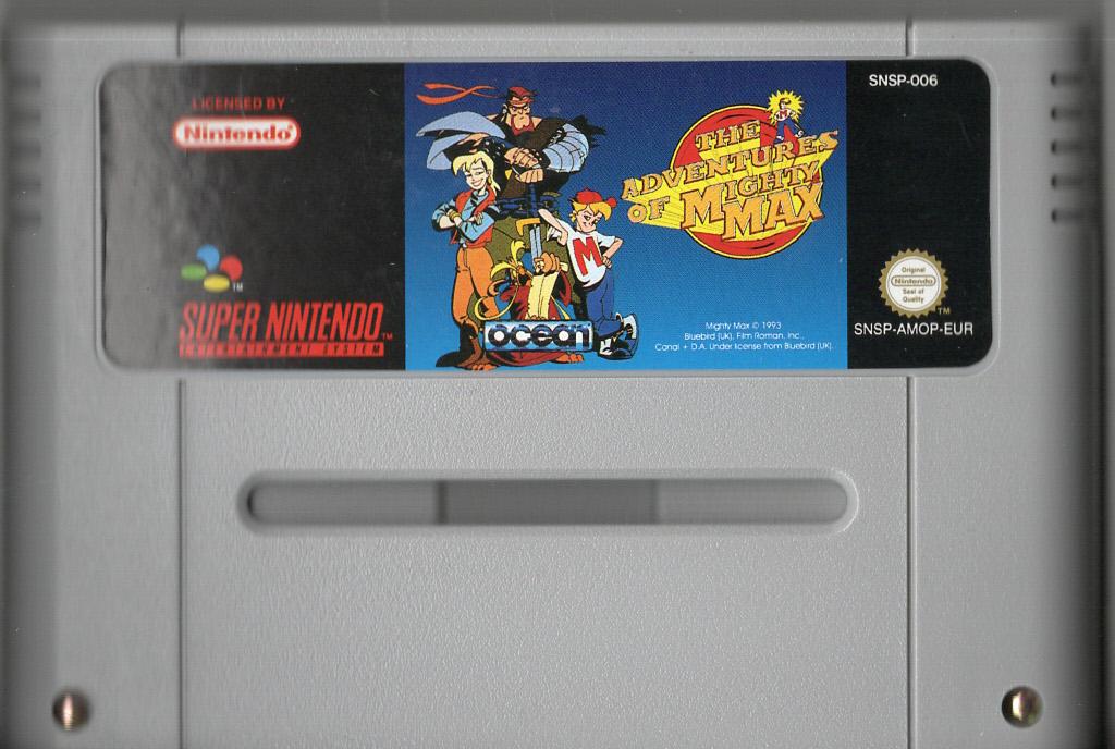 The Adventures of Mighty Max - Super Nintendo - Modul Vorderseite