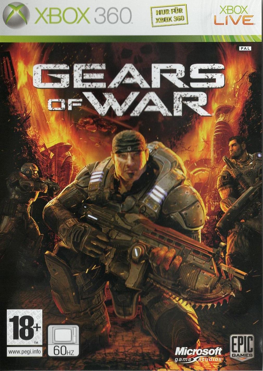 Gears of War - Xbox 360 Vorderseite