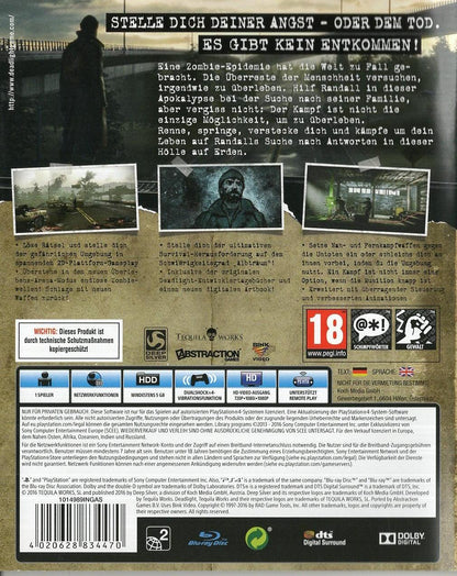 Deadlight: Director's Cut - PlayStation 4 Rückseite