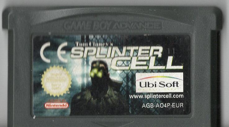 Tom Clancy's Splinter Cell - Game Boy Advance - Modul Vorderseite