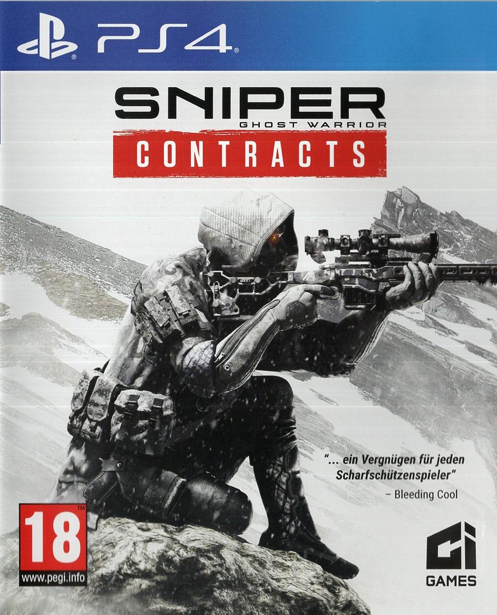 Sniper Ghost Warrior Contracts - PlayStation 4 Vorderseite