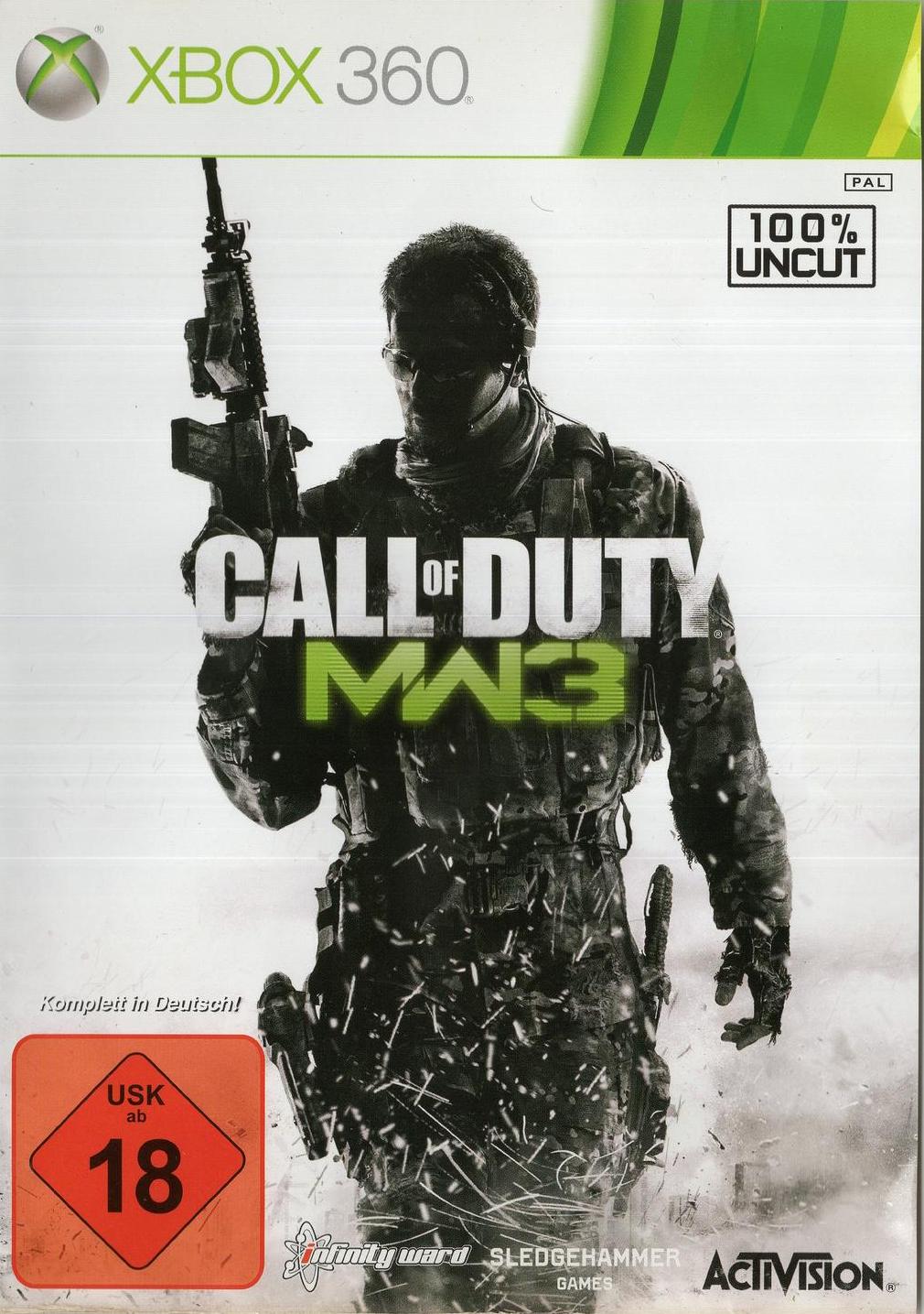 Call of Duty: Modern Warfare 3 - Xbox 360 Vorderseite