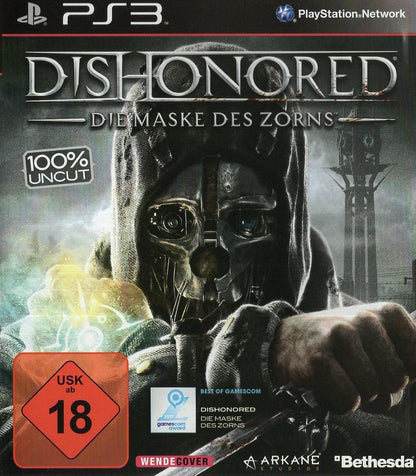 Dishonored: Die Maske des Zorns - PlayStation 3 Vorderseite