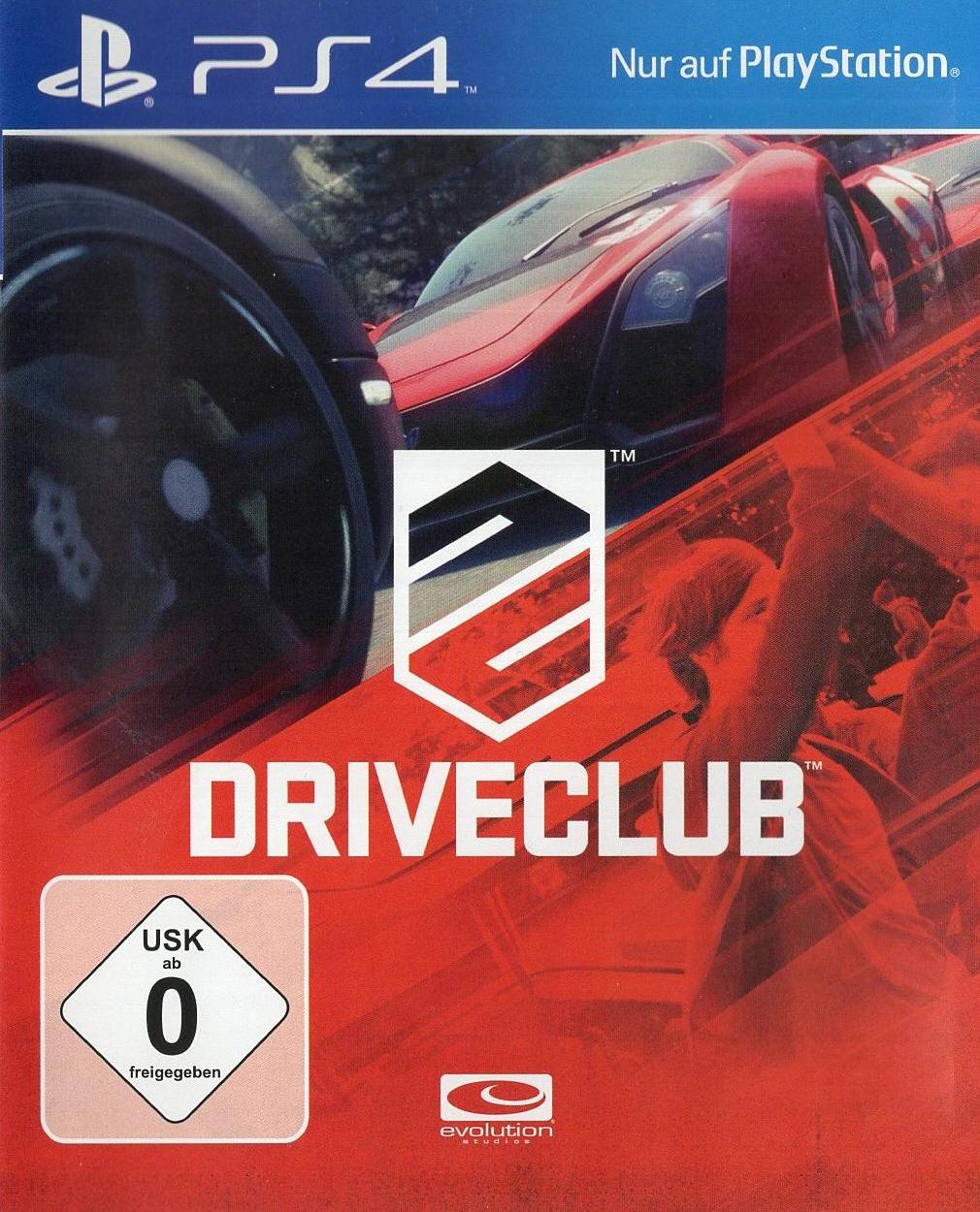 Driveclub - PlayStation 4 Vorderseite