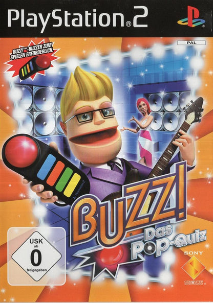 Buzz! Das Pop-Quiz - PlayStation 2 Vorderseite