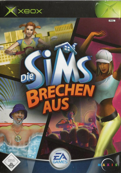 Die Sims brechen aus - Xbox Vorderseite