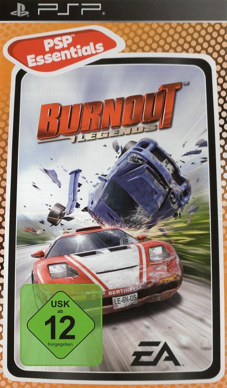 Burnout Legends - PlayStation Portable Vorderseite