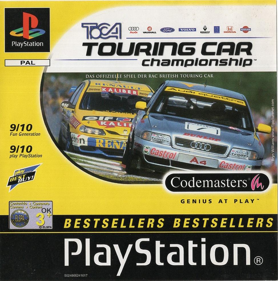 TOCA Touring Car Championship - PlayStation 1 Vorderseite