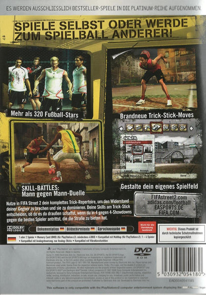 FIFA Street 2 - PlayStation 2 Rückseite