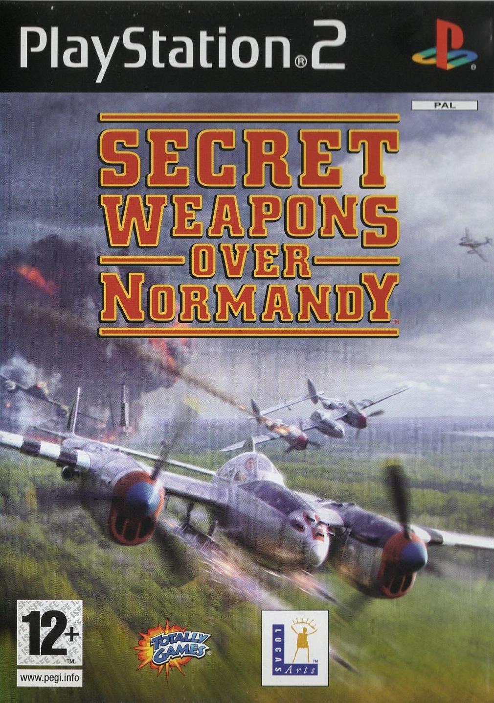 Secret Weapons Over Normandy - PlayStation 2 Vorderseite