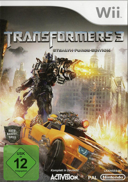 Transformers 3: Stealth Force Edition - Nintendo Wii Vorderseite