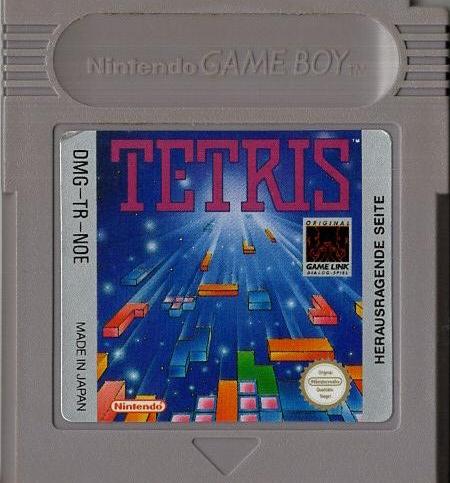 Tetris - Game Boy - Modul Vorderseite