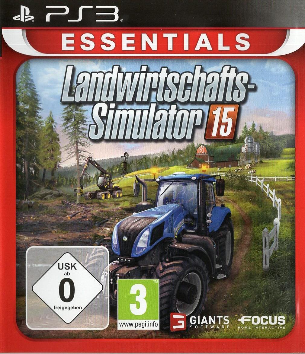Landwirtschafts-Simulator 15 - PlayStation 3 Vorderseite
