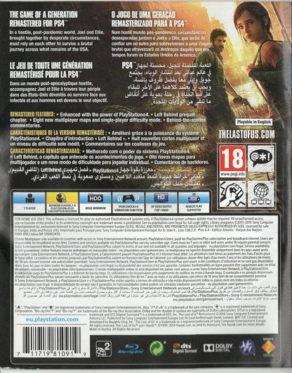 The Last of Us Remastered - PlayStation 4 Rückseite