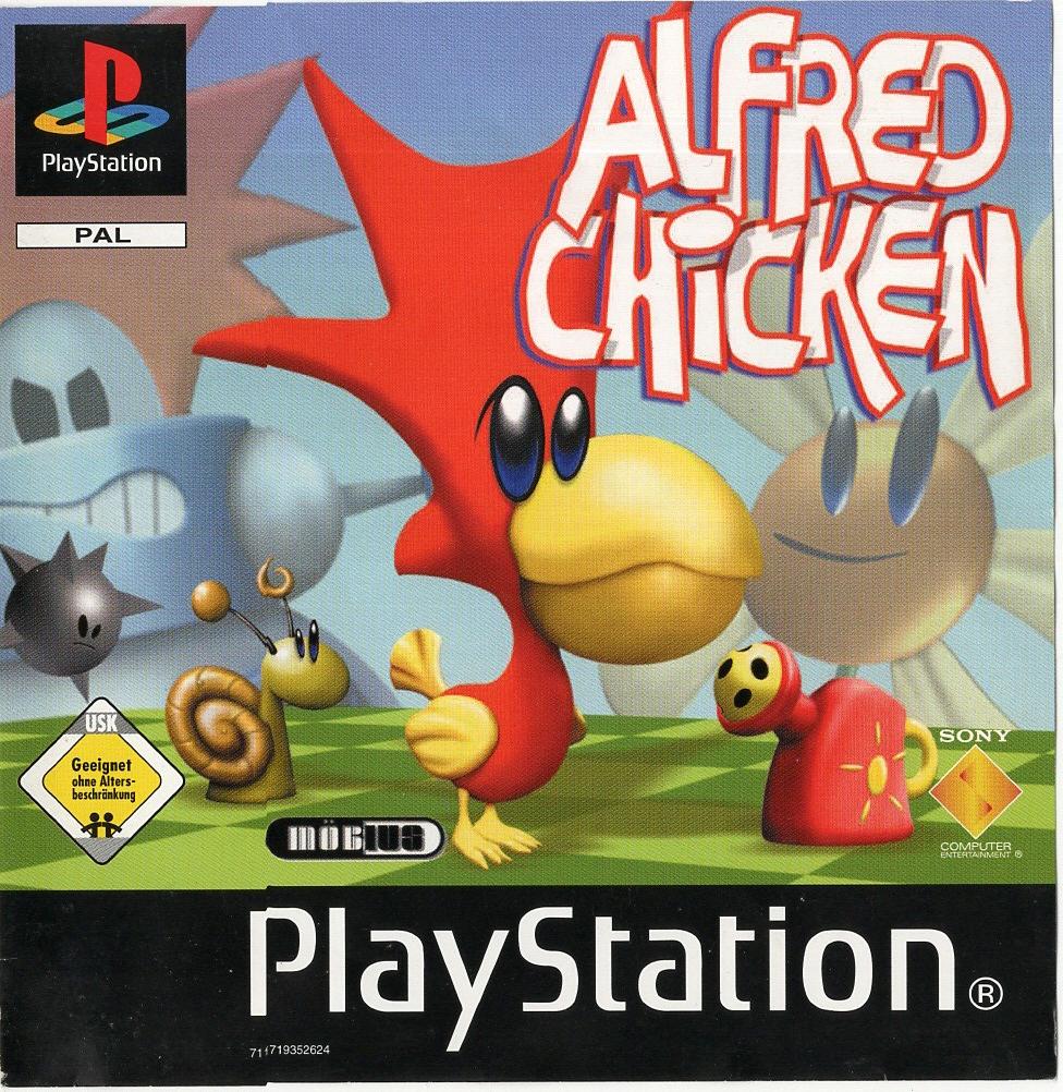 Alfred Chicken - PlayStation 1 Vorderseite